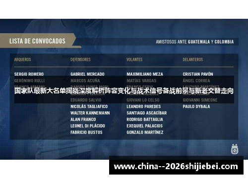 国家队最新大名单揭晓深度解析阵容变化与战术信号备战前景与新老交替走向